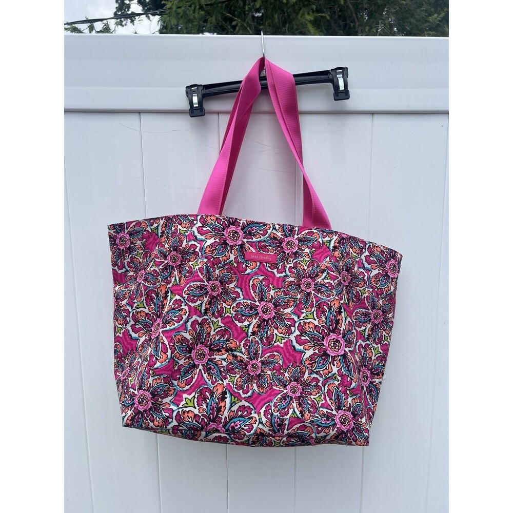 Vera Bradley Bag Floral Tote Purse 14x10x14